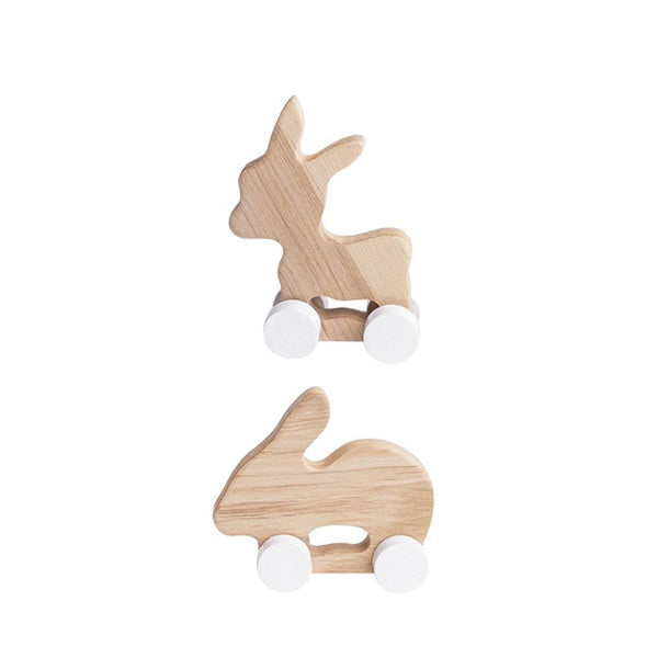 Pinch Toys Set of 2 – Donkey and Rabbit - Elenfhant