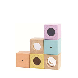 Plan Toys Sensory Blocks – Pastel