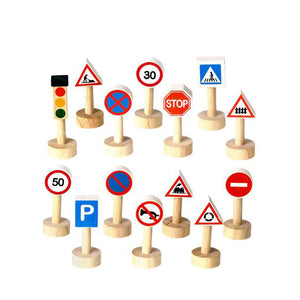 Plan Toys Set of Traffic Signs & Lights