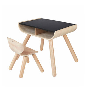 Plan Toys Table and Chair Set - Black
