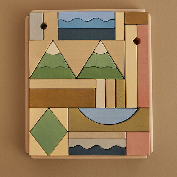 Raduga Grëz Mountains Blocks Set - Colored