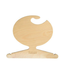Red Hand Gang Children's Wooden Clothes Hanger - Black