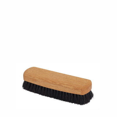 Redecker Shoe Shine Brush - Oak Wood Black Horsehair