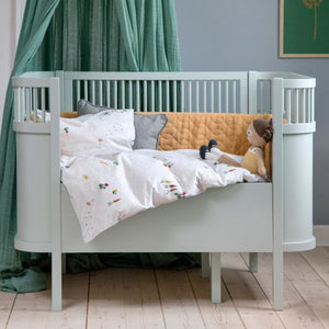 Sebra Bed Baby and Junior - Mist Green