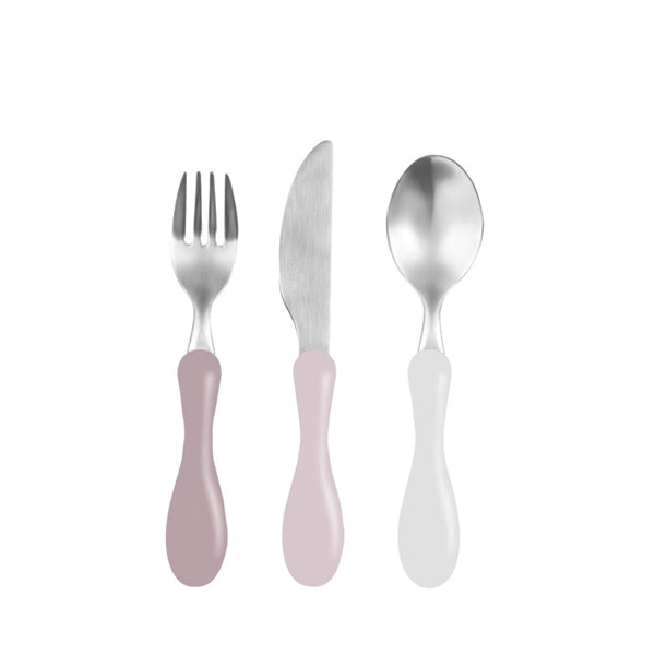 Sebra Cutlery Set of 3 – Blossom Pink