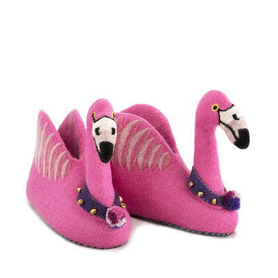 Sew Heart Felt Alice the Flamingo Slippers – Adult