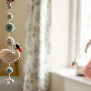 Sew Heart Felt Decorative Pom Pom Mobile - Darcy Swan