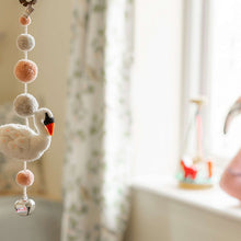 Sew Heart Felt Decorative Pom Pom Mobile - Odette Swan