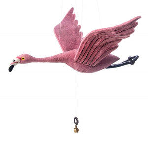 Sew Heart Felt Mobile - Flying Alice Flamingo