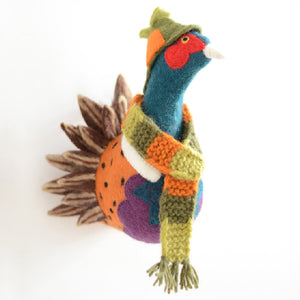 Sew Heart Felt Animal Head - Sherlock Pheasant