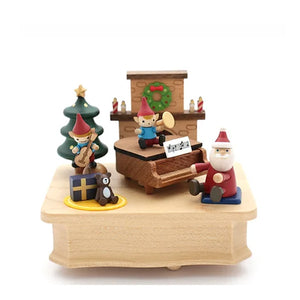 Wooderful Life Wooden Music Box - Christmas Concert