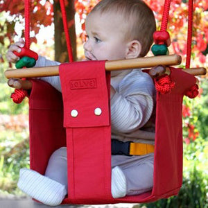 Solvej Swings Baby and Toddler Swing – Pohutukawa Red - Elenfhant