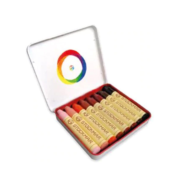 Stockmar Beeswax Crayons - Colours of the World - 8 Sticks Set Skin Tones