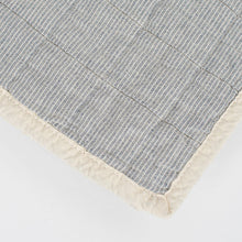 Studio Feder Yarn Dyed Quilt – Blue Pin Stripe