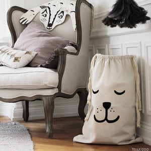 Tellkiddo Bear Fabric Bag Storage
