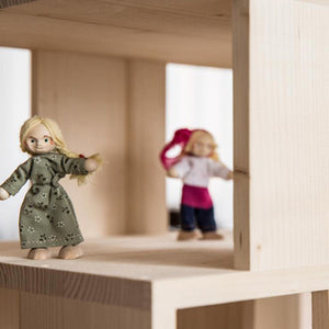 Trauffer Pilgram Flexible Wooden Doll - Urban - Girl Zara