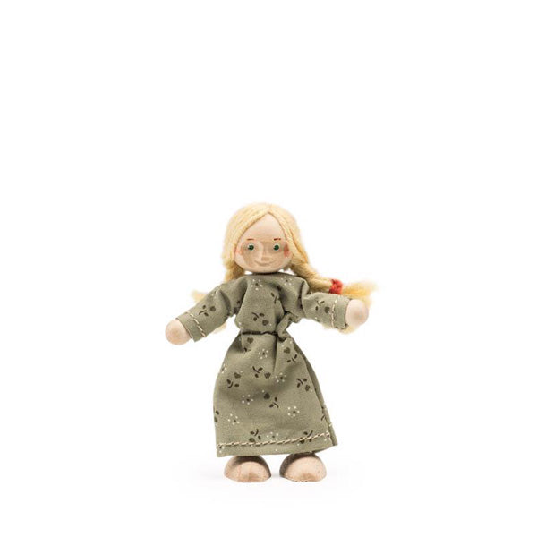 Trauffer Pilgram Flexible Wooden Doll - Classic - Girl Erika