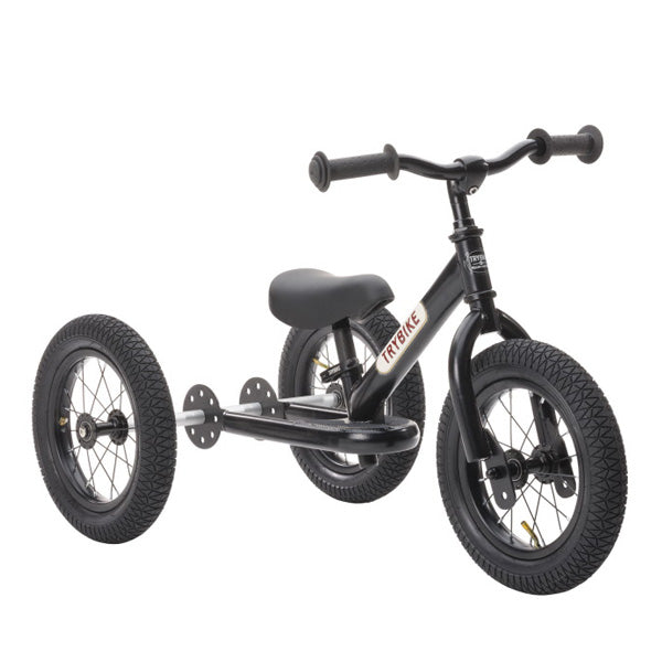 Trybike 2-in-1 Balance Bike Steel - All Black