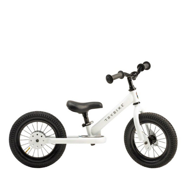 Trybike Balance Bike Steel - White