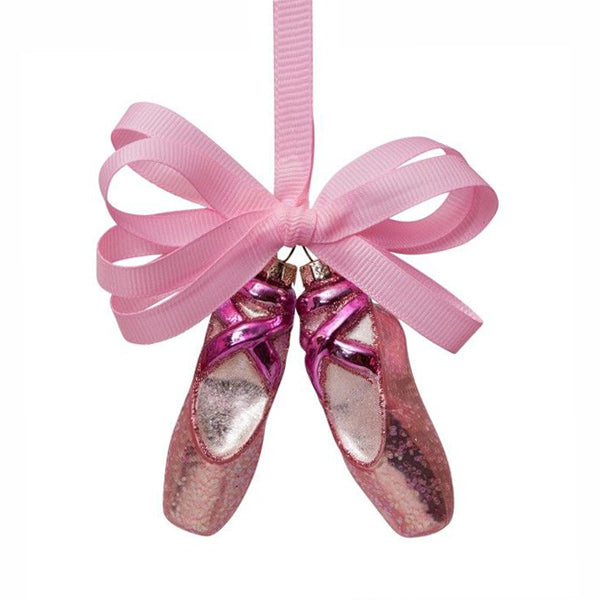 Vondels Glass Shaped Christmas Ornament - Ballet Shoe