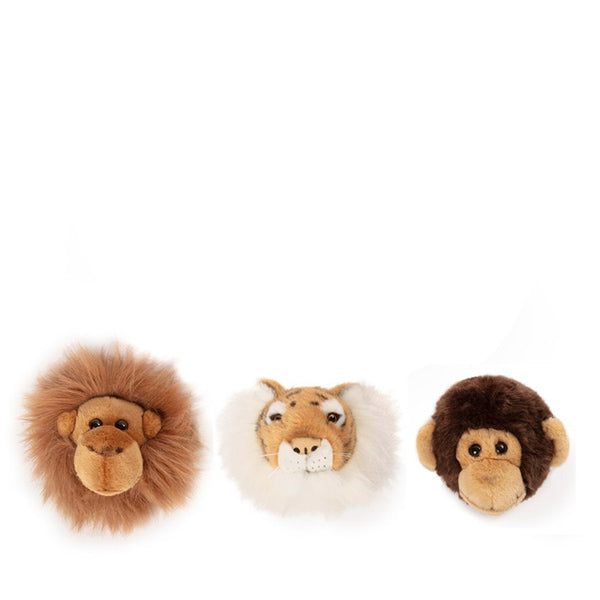 Wild and Soft Mini Animal Heads – Jungle Gift Box
