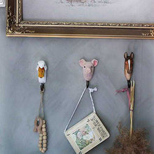 Wildlife Garden Hand Carved Animal Hook - Duck