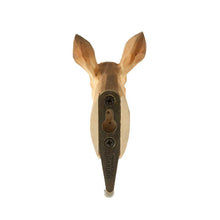 Wildlife Garden Hand Carved Animal Hook - Roe Deer