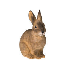 Wildlife Garden Hand Carved European Rabbit