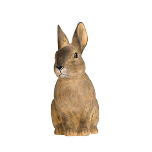 Wildlife Garden Hand Carved European Rabbit