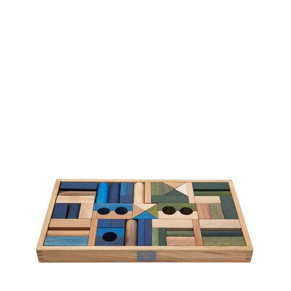 Wooden Story Cold Blocks in Tray - 54 pcs