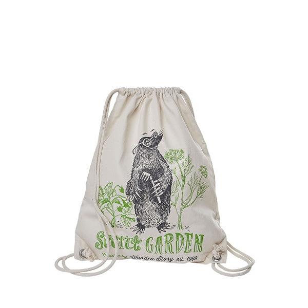 Wooden Story Sack/BackPack - Secret Garden Mole