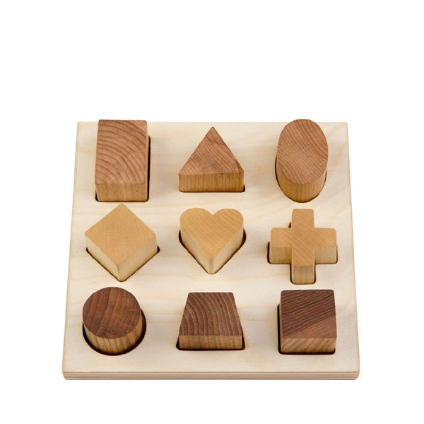 Wooden Story Shape Puzzle – Natural