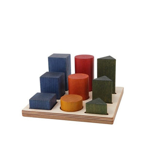 Wooden Story Shape Sorter Board XL – Rainbow