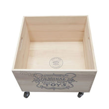 Wooden Story Wooden Storage Crate On Wheels With Top