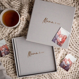 Write To Me Mama & Me • Grey