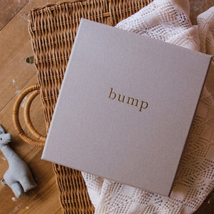 Write To Me Bump - My Pregnancy Journal • Light Grey