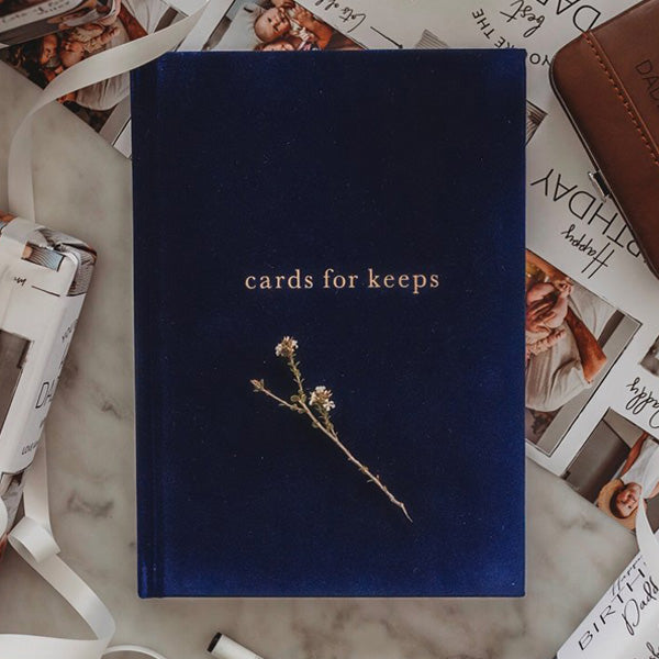 Write To Me Cards for Keeps Journal - Navy