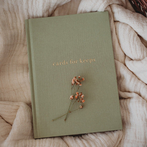 Write To Me Cards for Keeps Journal - Sage Green