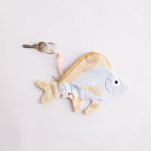Don Fisher Japan Purse and Keychain - Small Blue Silver Biddy