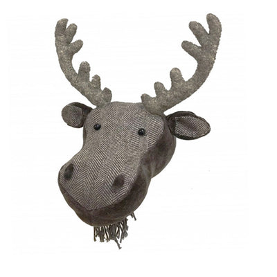 Fiona Walker Animal Head - Herringbone Moose