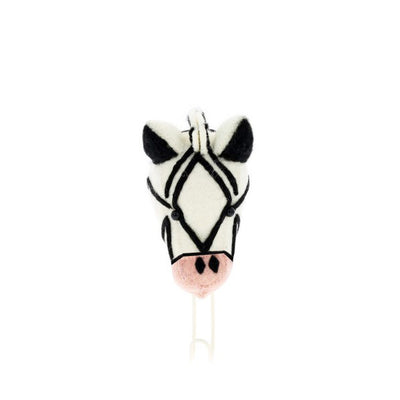 Fiona Walker Animal Head Hook – Pink Nose Zebra