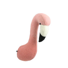 Fiona Walker Mini Animal Head – Flamingo Dip Dyed