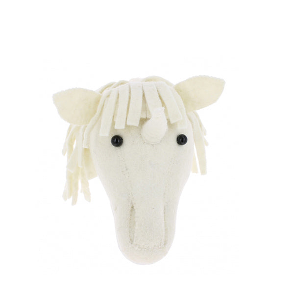 Fiona Walker Mini Animal Head – Unicorn