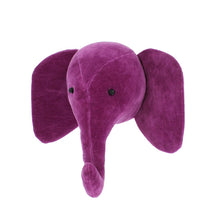 Fiona Walker Mini Velvet Elephant Head – Fuchsia