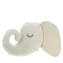 Fiona Walker Mini Velvet Animal Head – Sleepy Elephant
