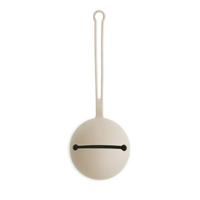 Mushie Silicone Pacifier Holder Case - Shifting Sand