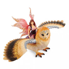 Schleich BAYALA Fairy in Flight on Glam-Owl
